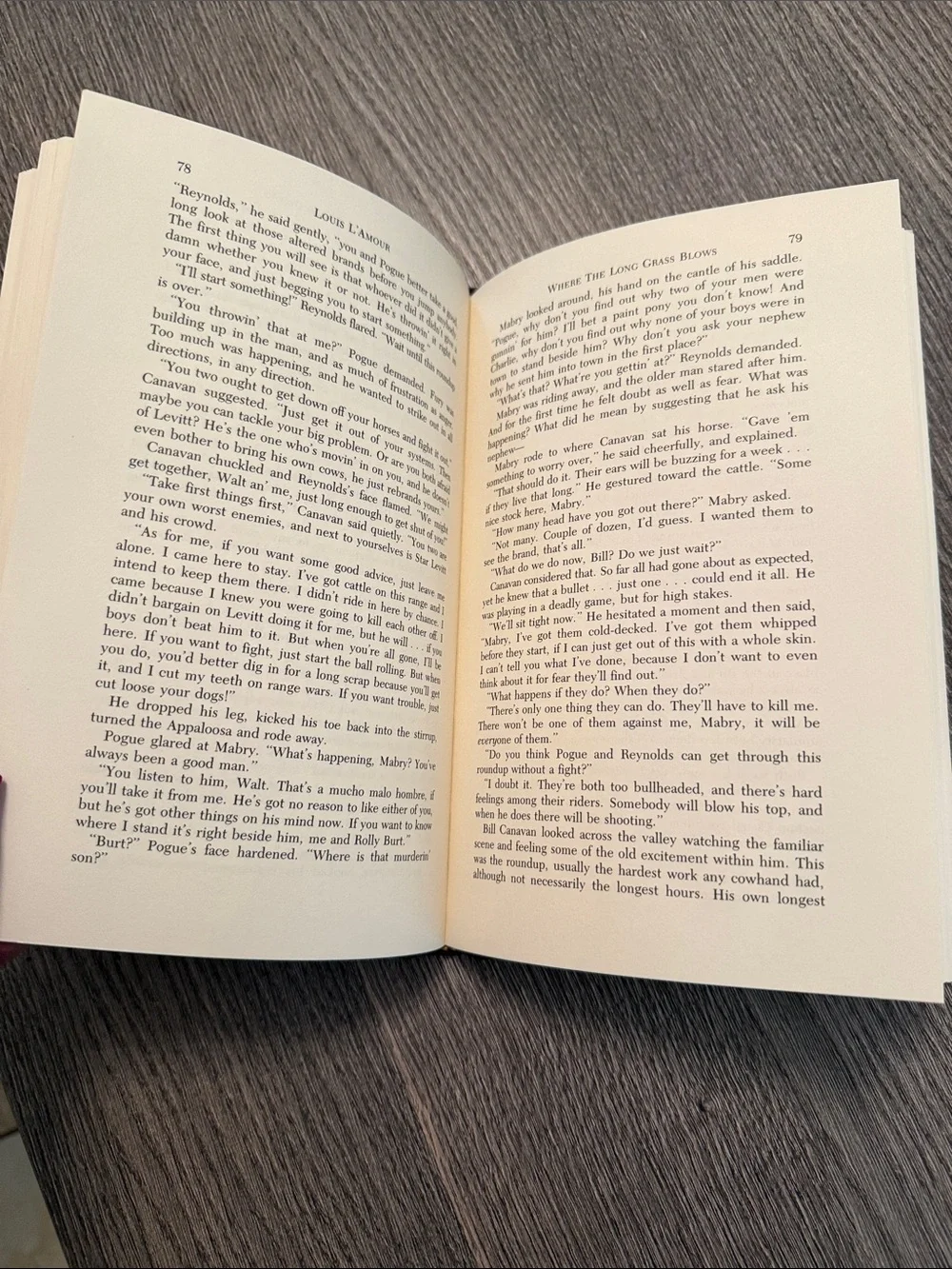 Where The Long Grass Blows - Louis L’Amour Book